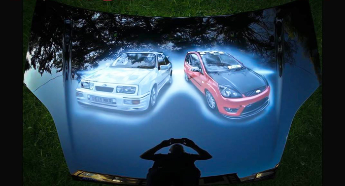 Two Fords Bonnet 2
